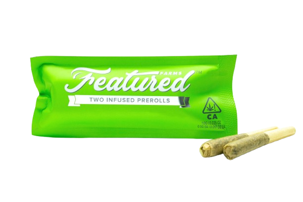 Photograph of Product: Rove | Featured Farms Granddaddy Purple Infused Pre-Rolls (2 Pack) | 1g
