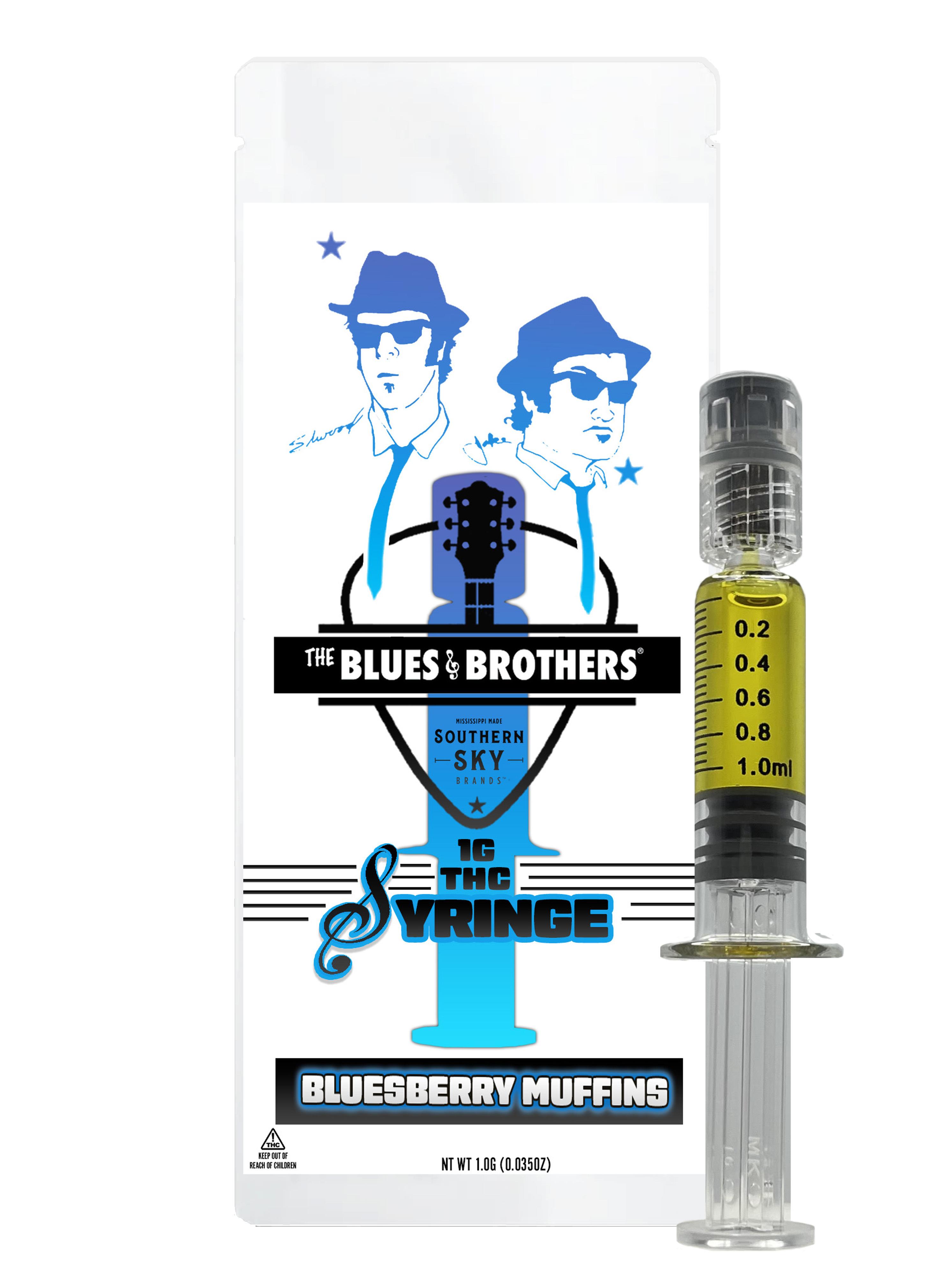 Photograph of product: Bluesberry Muffins | Syringe