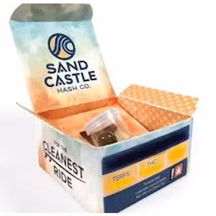 Photograph of product: Rainbow Sherbet - au chocolat Temple Ball - Sand Castle