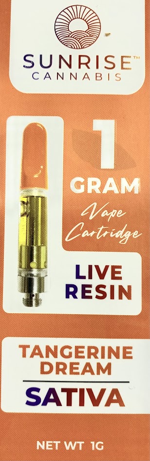 Photograph of product: Tangerine Dream - Live Resin - Standard 510 Thread
