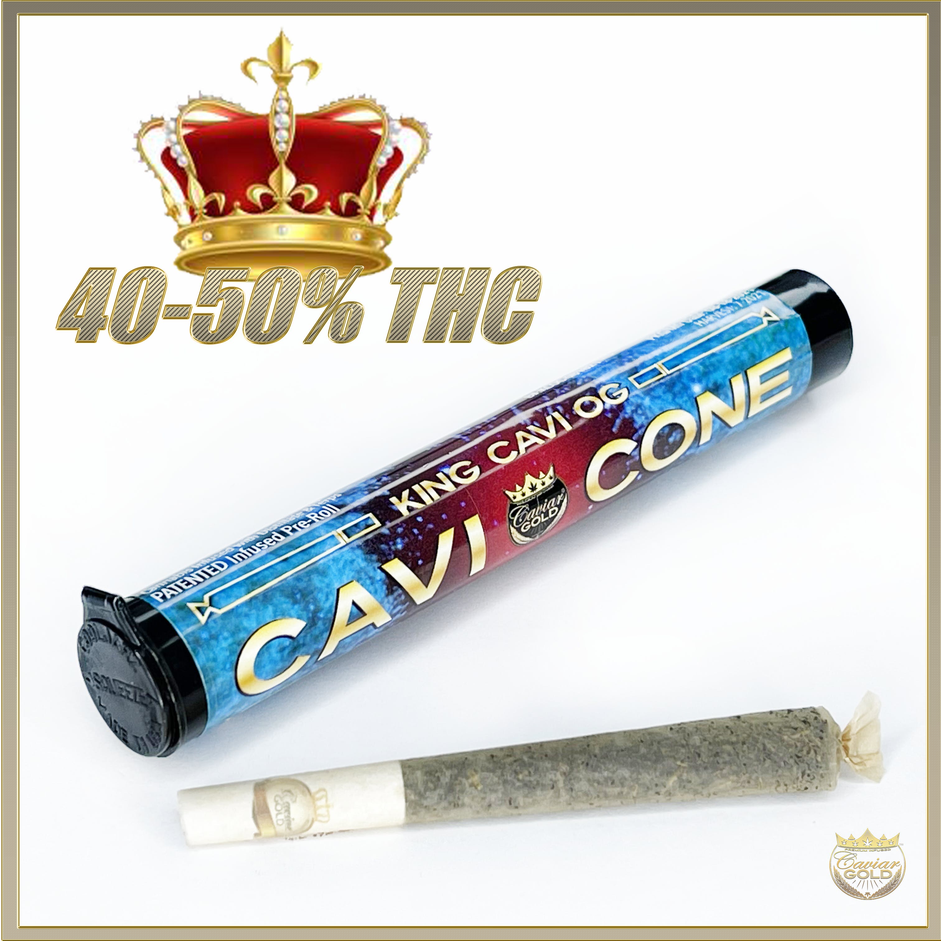 Photograph of product: Caviar Gold - 1g Pre Roll - King Cavi
