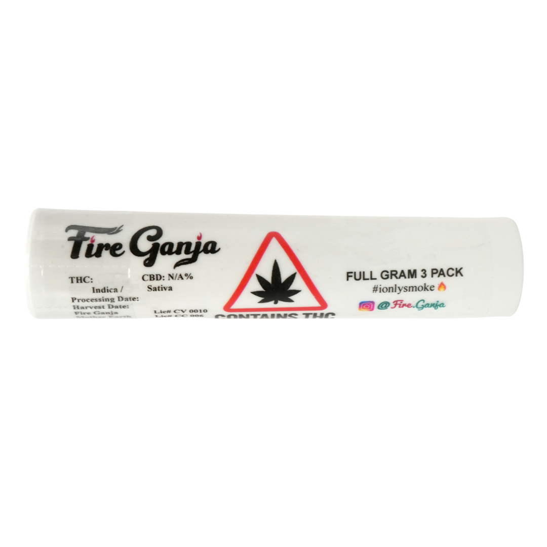 Photograph of product: Pineapple Fruz - 3pk 1g Pre-Rolls