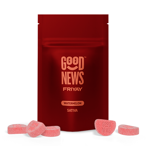 Photograph of product: "Friyay" Watermelon Gummies (S) 20pk 100mg