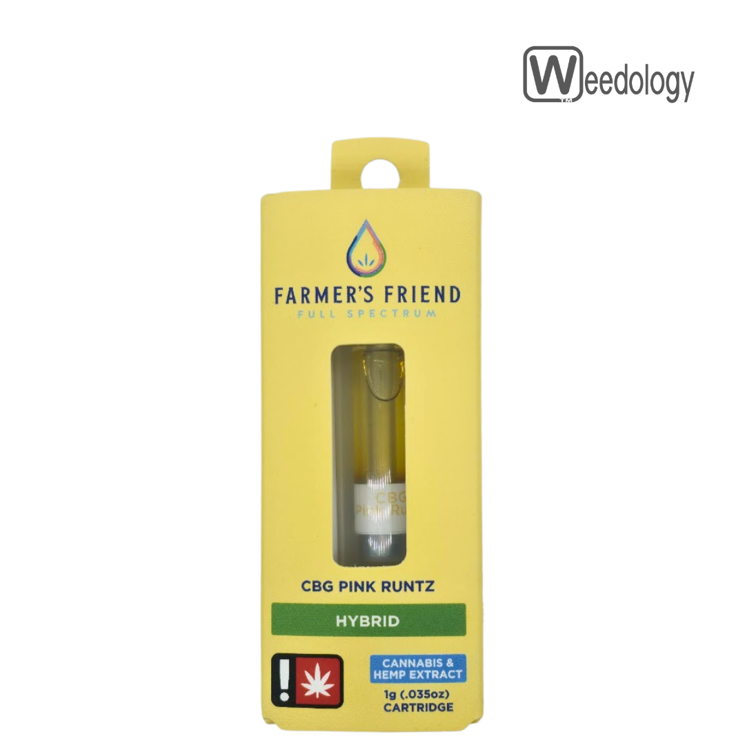 Photograph of Product: Farmer's Friend 1g CBG PINK RUNTZ FSE Vape