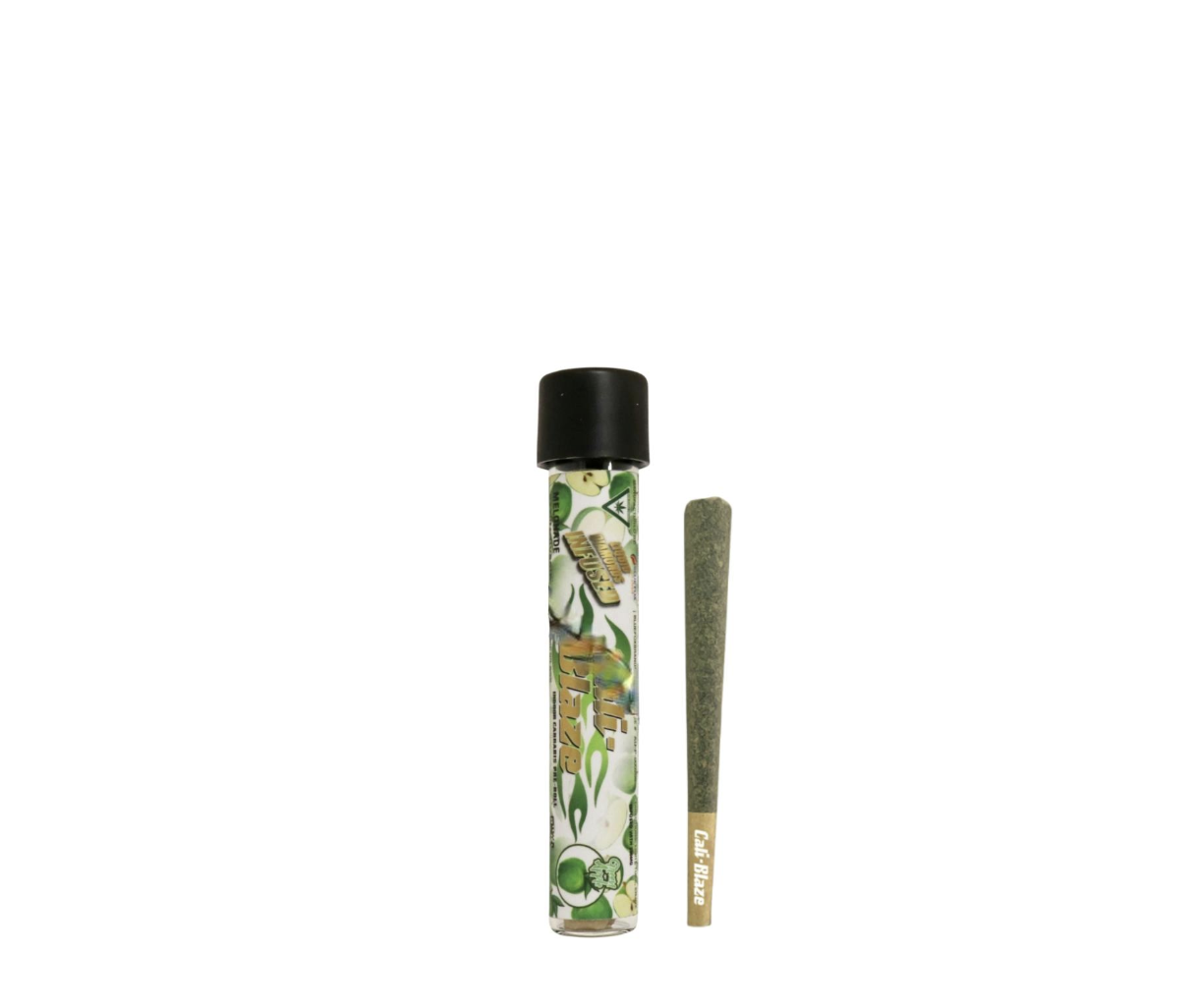 Photograph of product: Cali-Blaze Green Apple 1.2g Infused Preroll
