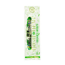 Photograph of product: High Hemp Organic Wraps - Area 51 Green Apple - 2ct