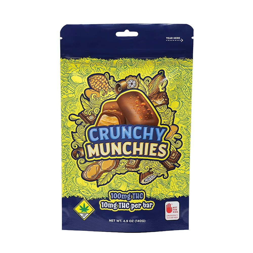 Photograph of product: Chocolate Covered Peanut Butter Crunchy Munchies