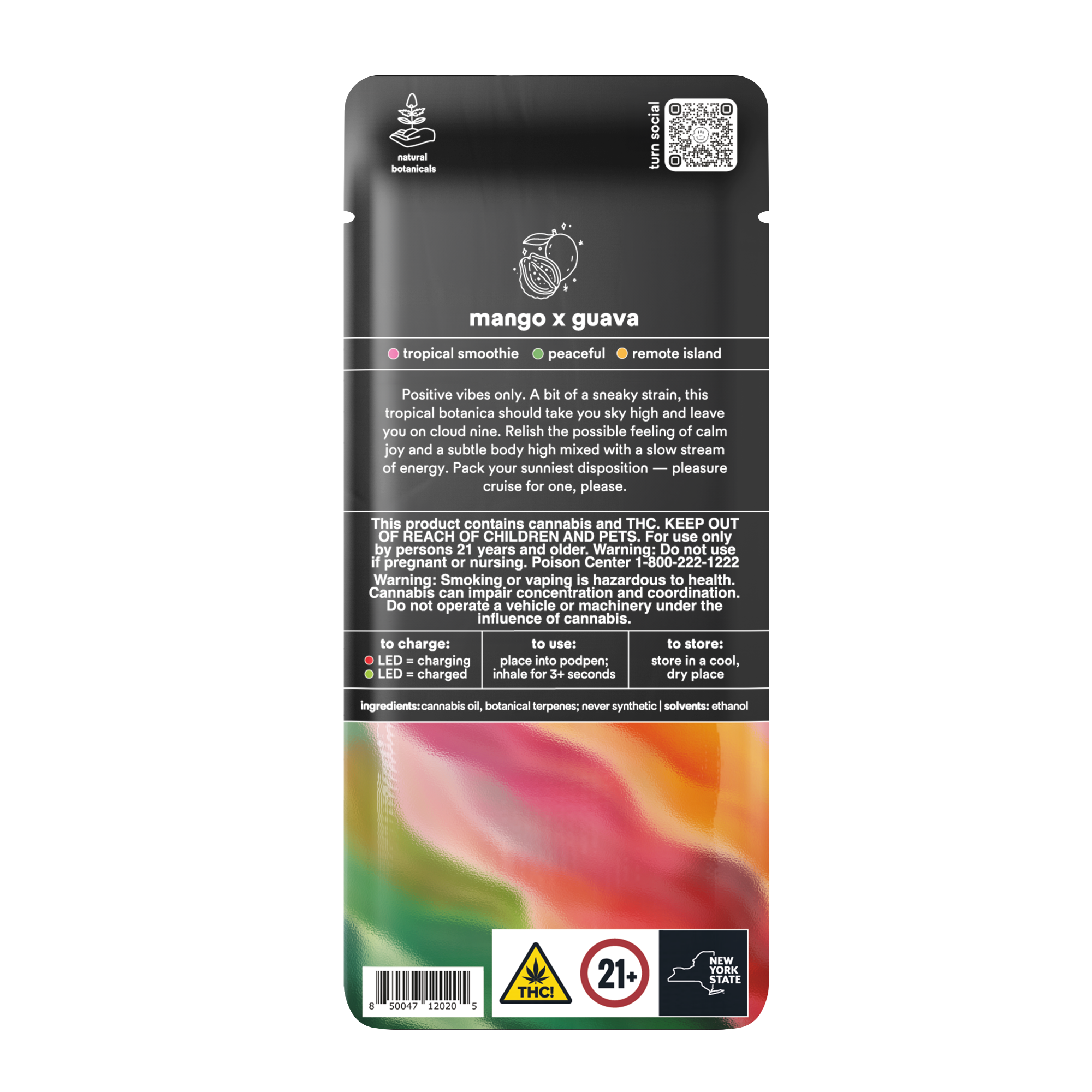Photograph of product: TURN | MANGO x GUAVA | Oui'd | 1G POD