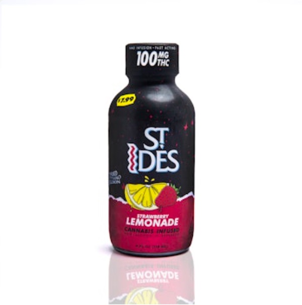 Photograph of product: St. Ides - Strawberry Lemonade 4oz Shot 100mg