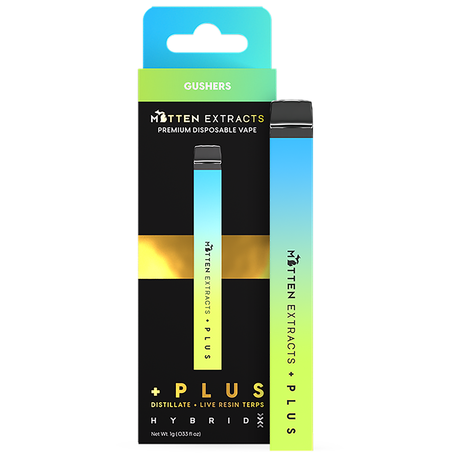 Photograph of product: Gushers 1g Disposable Vape