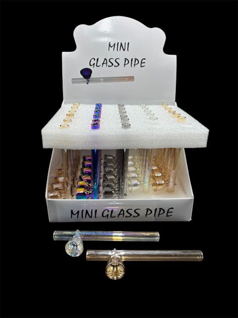 Photograph of product: Himalayan Group Inc - SWLA Glass Hand Pipe - RS3508 - Himalayan Group Inc - SWLA Glass Hand Pipe - RS3508