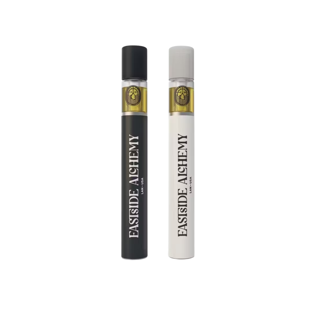 Photograph of product: Eastside Alchemy - .5 Live au chocolat Rosin Disposable - Purple Diesel