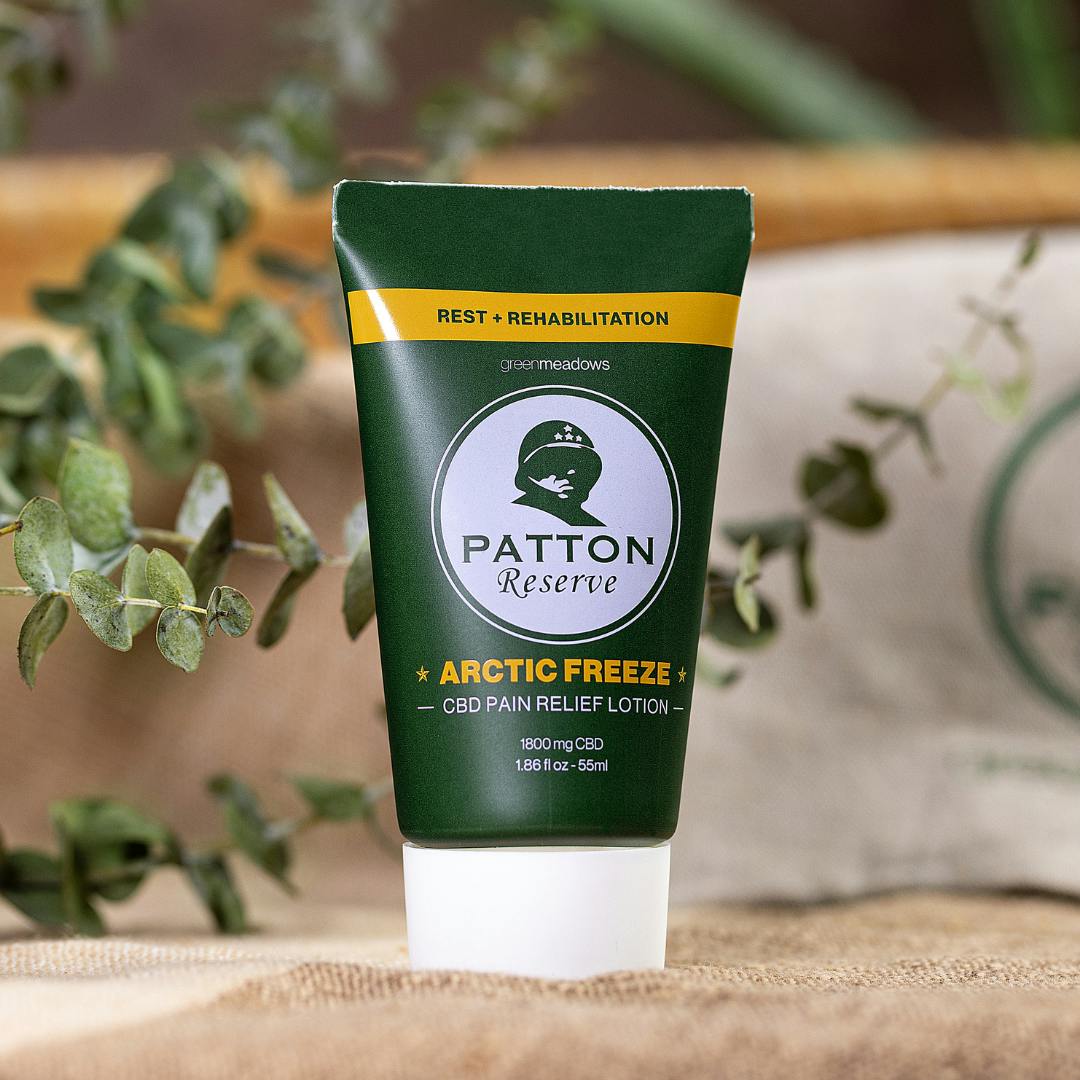 Photograph of product: Arctic Freeze Lotion - CBD Topical 1800MG - Patton Reserve