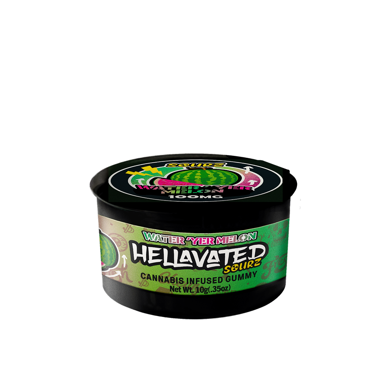 Photograph of product: Sour WaterYerMelon 1pc Gummy (HV)