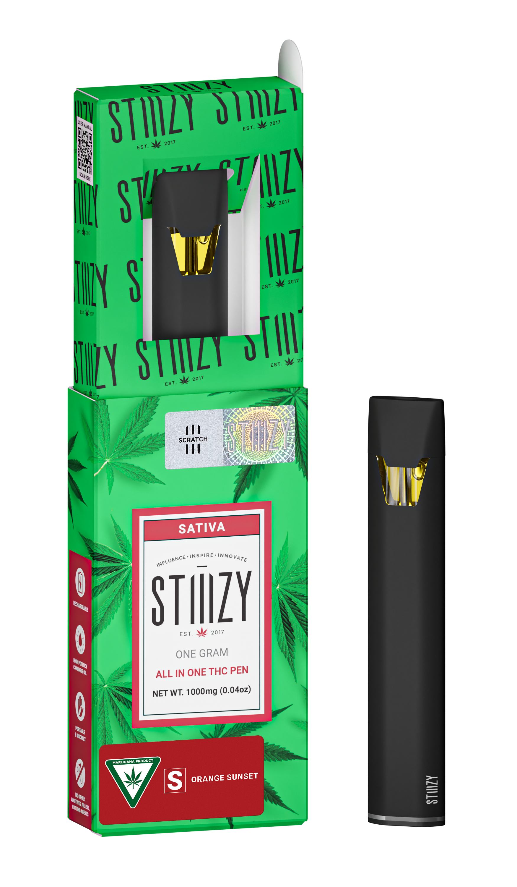 Photograph of product: Orange Sunset Disposable Vape