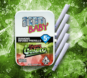 Photograph of product: Guava Gelato 2.5G  Infused Preroll  5pk