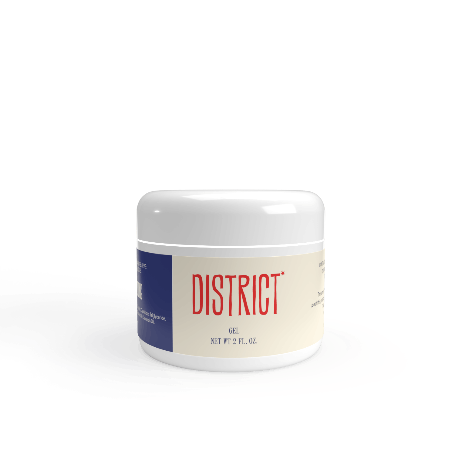 Photograph of product: DISTRICT OUID! | FIRE & ICE GEL | 1:1 TH-oui:CBD | 150MG:150MG