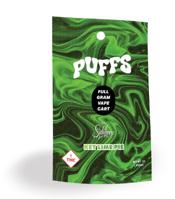 Photograph of product: Sublime - $26 1G Puffs - Key Lime Pie (H)