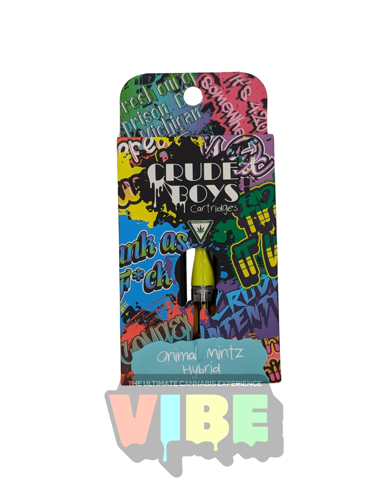 Photograph of product: Crude Boys | Animal Mintz Vape Cart | REC