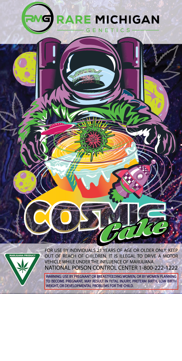 Photograph of Product: RMG - Cosmic Cake - Pre Roll - 1g