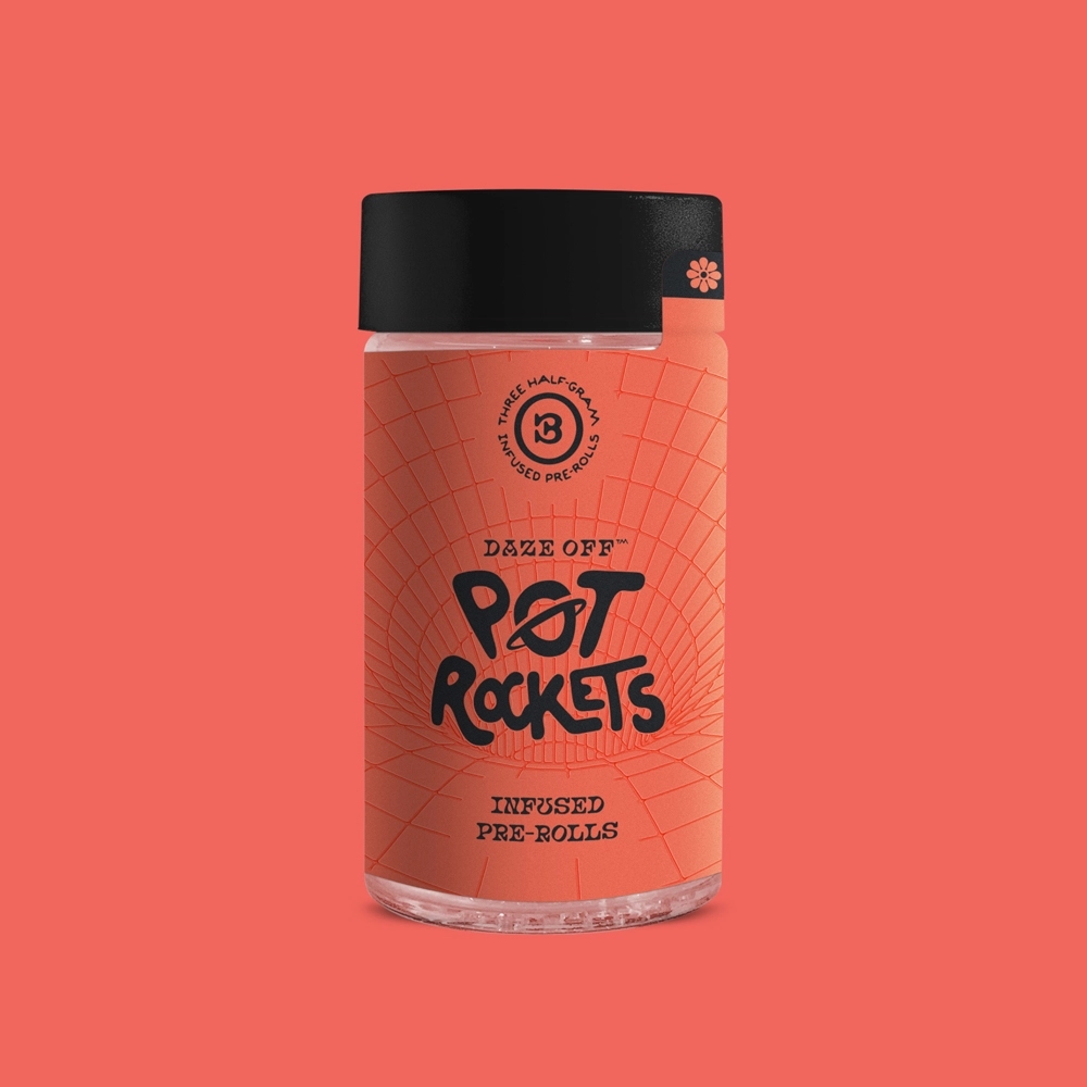 Photograph of product: Daze Off | What's The Password Pot Rockets 3pk | 1.5g