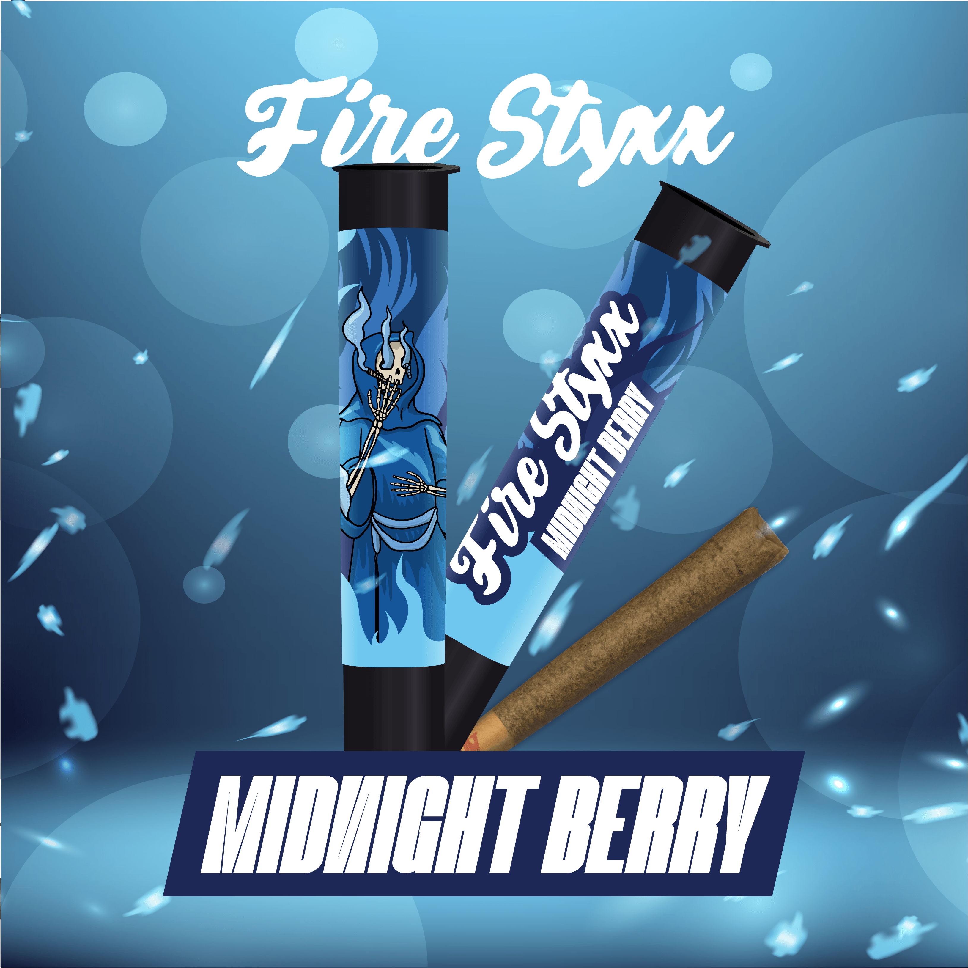Photograph of product: Midnight Berry Fire Styxx Infused Single
