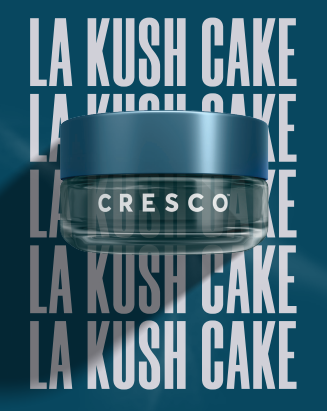 Photograph of product: Flower | Rest | LA Kush Cake - 3.5g