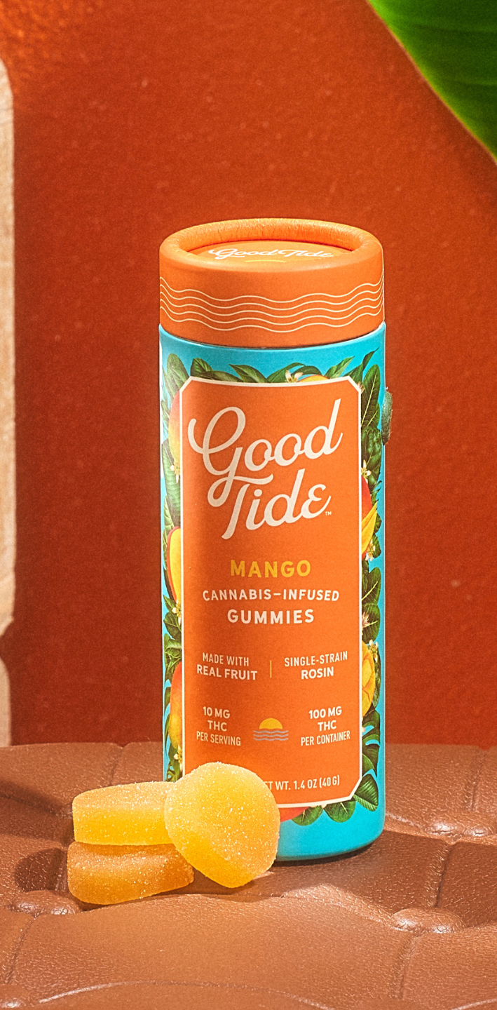 Photograph of product: Good Tide | Mango | Rosin Gummies, 200mg