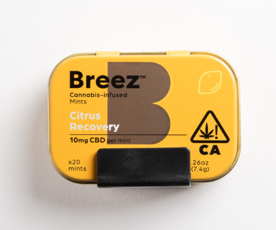 Photograph of product: CITRUS MINTS - RECOVERY - 0.01 MG - 20 PACK