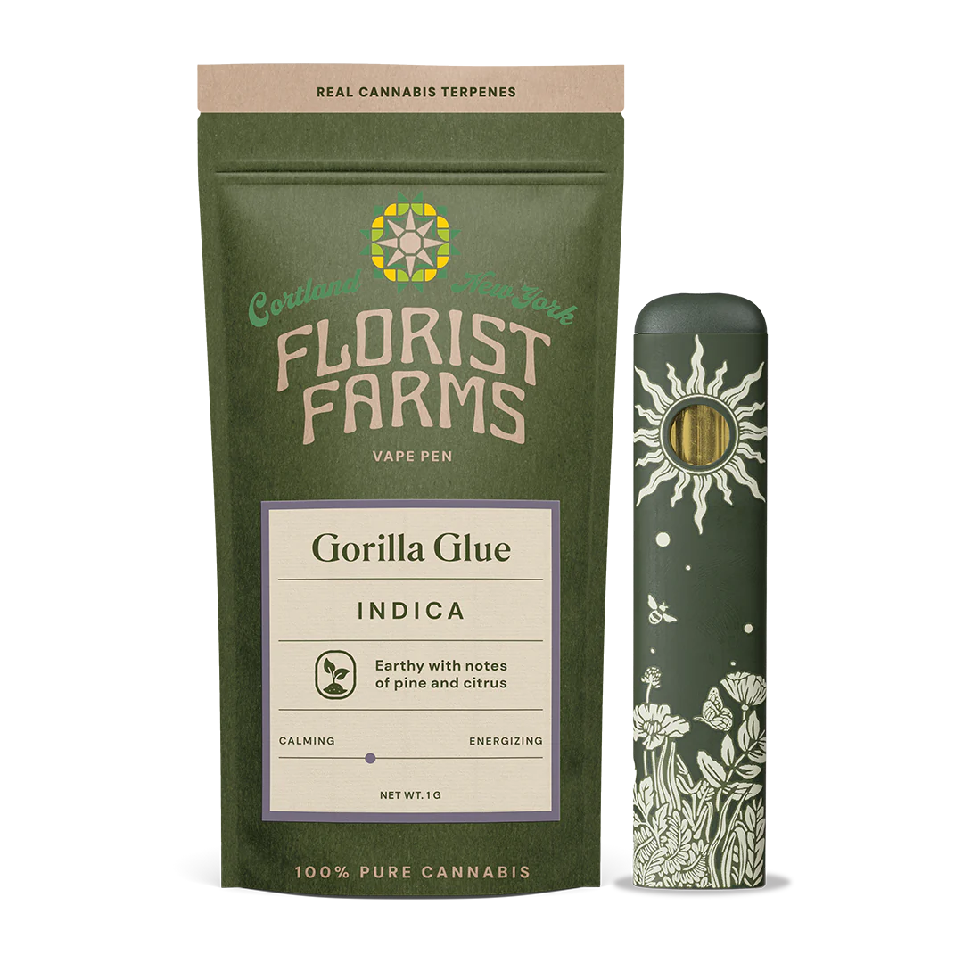 Photograph of product: Florist Farms | Gorilla Glue AIO Vape 1g | Oui'd