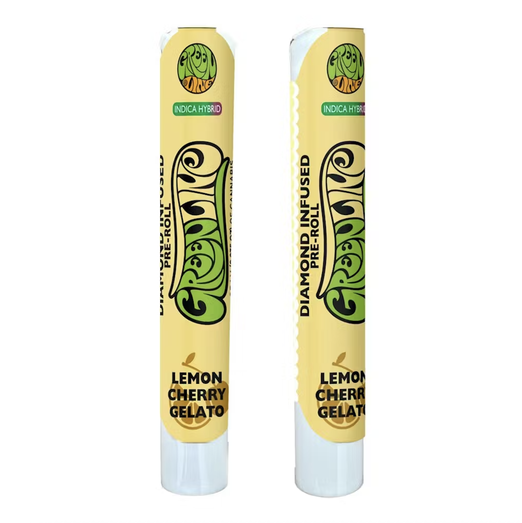 Photograph of Product: Lemon Cherry Gelato (Is) Diamond INFUSED PREROLL 1g - Greenline Organics