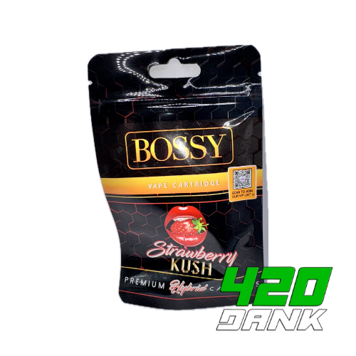 Photograph of product: Bossy - Cartridge - Strawberry Kush (H)