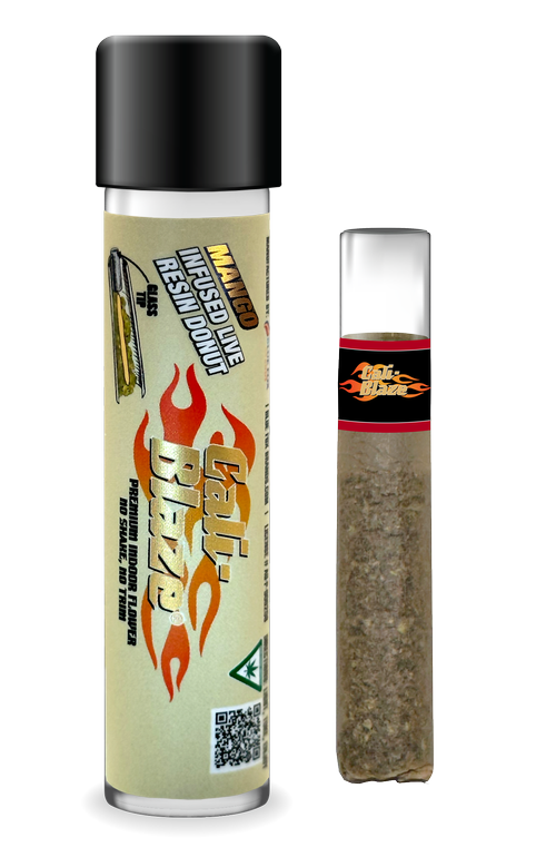 Photograph of product: Mango Donut 1.2g Infused Preroll
