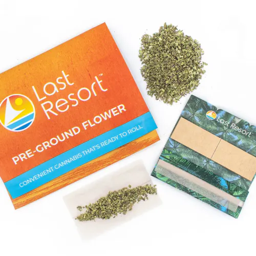 Photograph of product: Last Resort Pre-Ground Flower 7g- AJs Sour Diesel