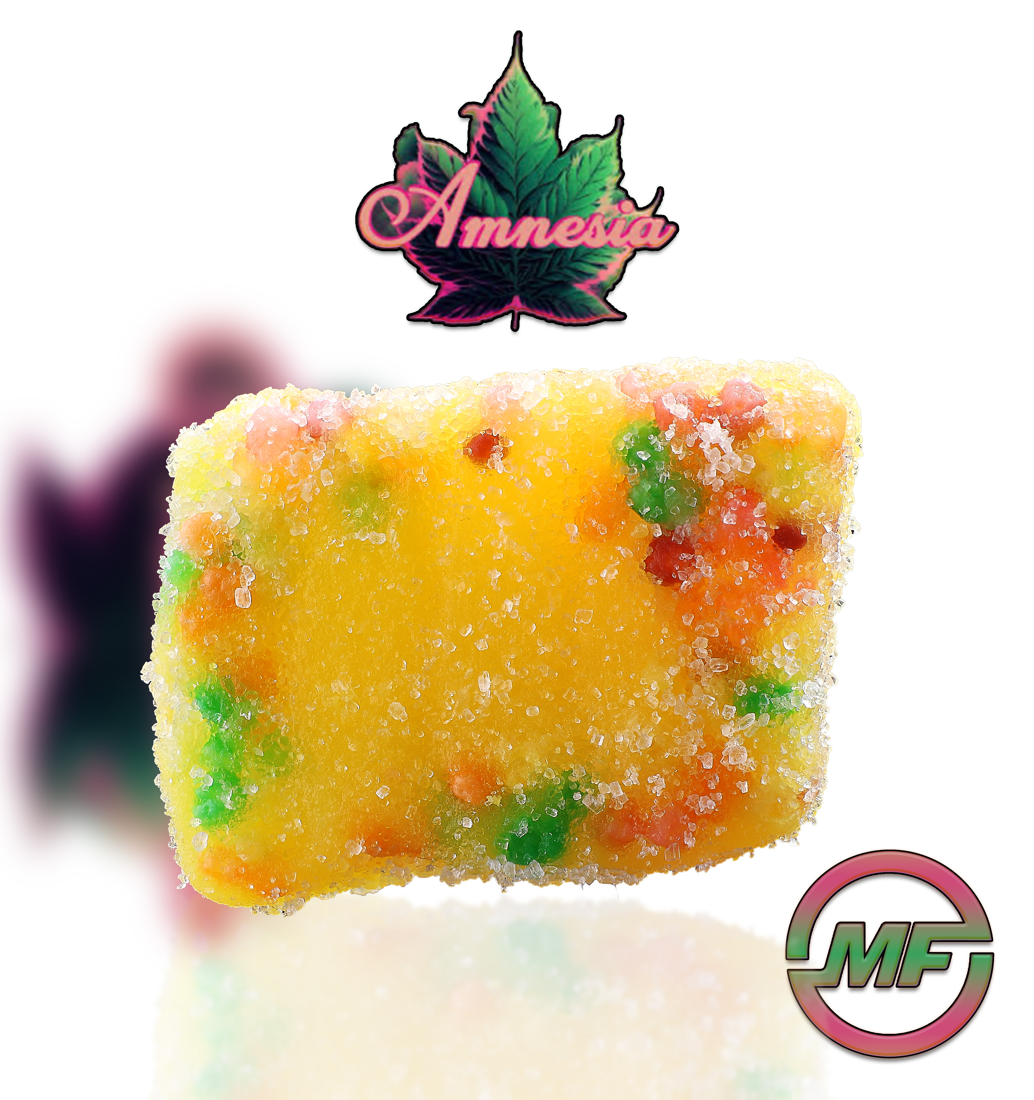 Photograph of product: Amnesia Zerds | Lemon Cheesecake | au chocolat Rosin Gummies | 200mg