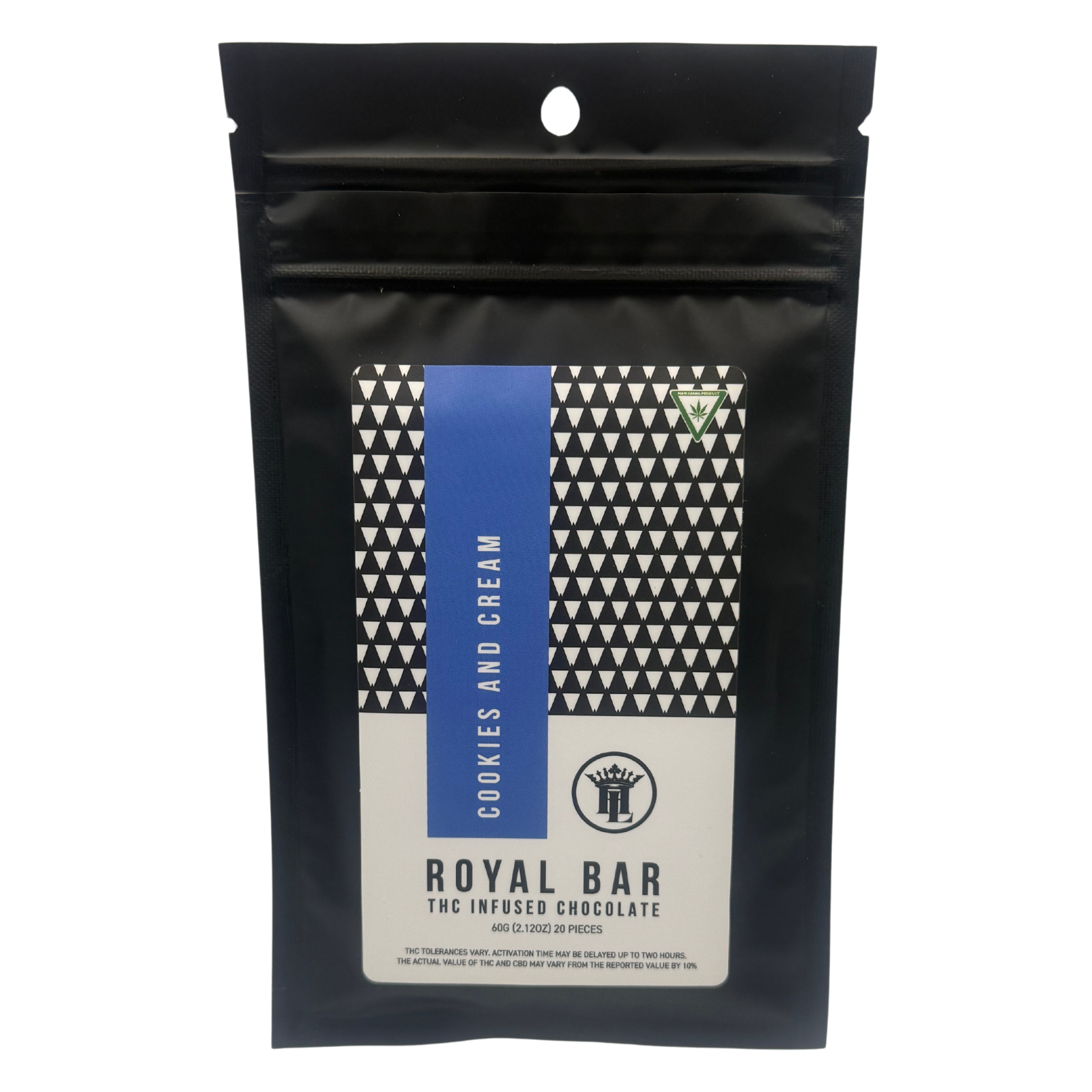 Photograph of product: High Life Farms | 200mg Royal Bar | Cookies And Cream