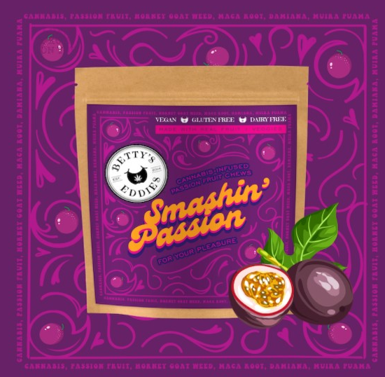 Photograph of product: Passion Fruit - Fruit Chews - Betty's Eddies