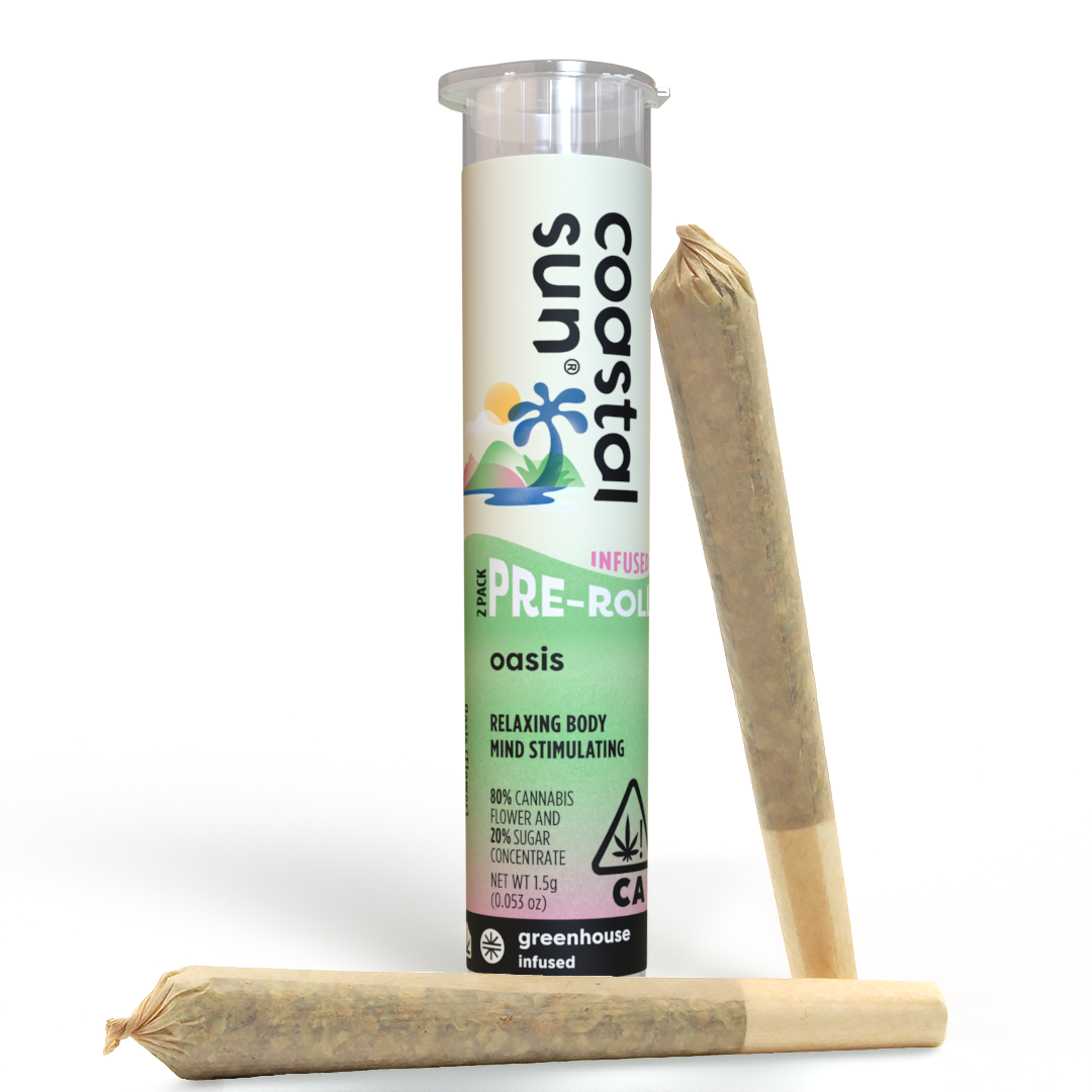 Photograph of product: Oasis Infused Pre-Roll 2pk 1.5g