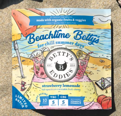 Photograph of product: Betty's Eddies | Strawberry Lemonade | 10 Pack