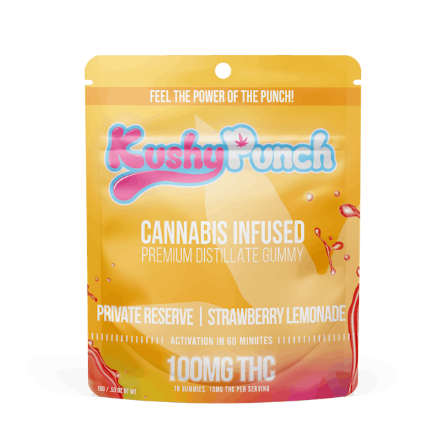 Photograph of Product: (P) PR Strawberry Lemonade | 100mg Gummies