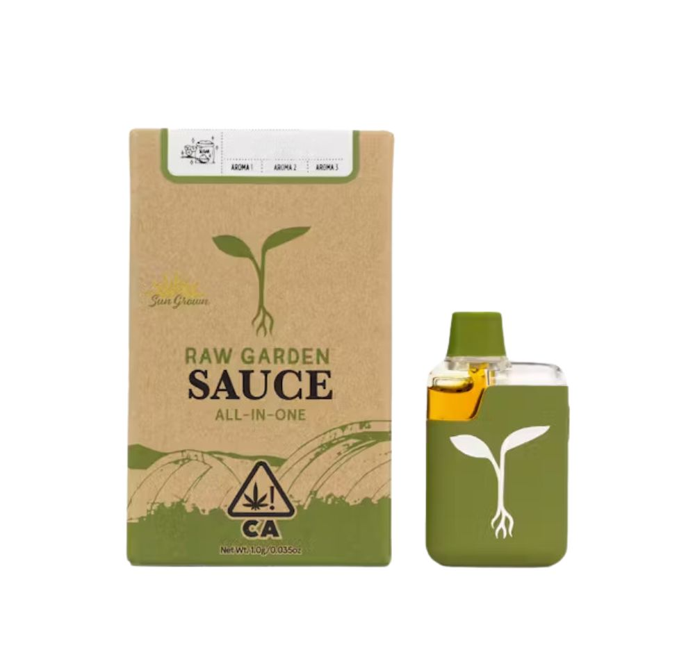 Photograph of product: Raw Garden Sauce All In One 1g | Raspberry Haze