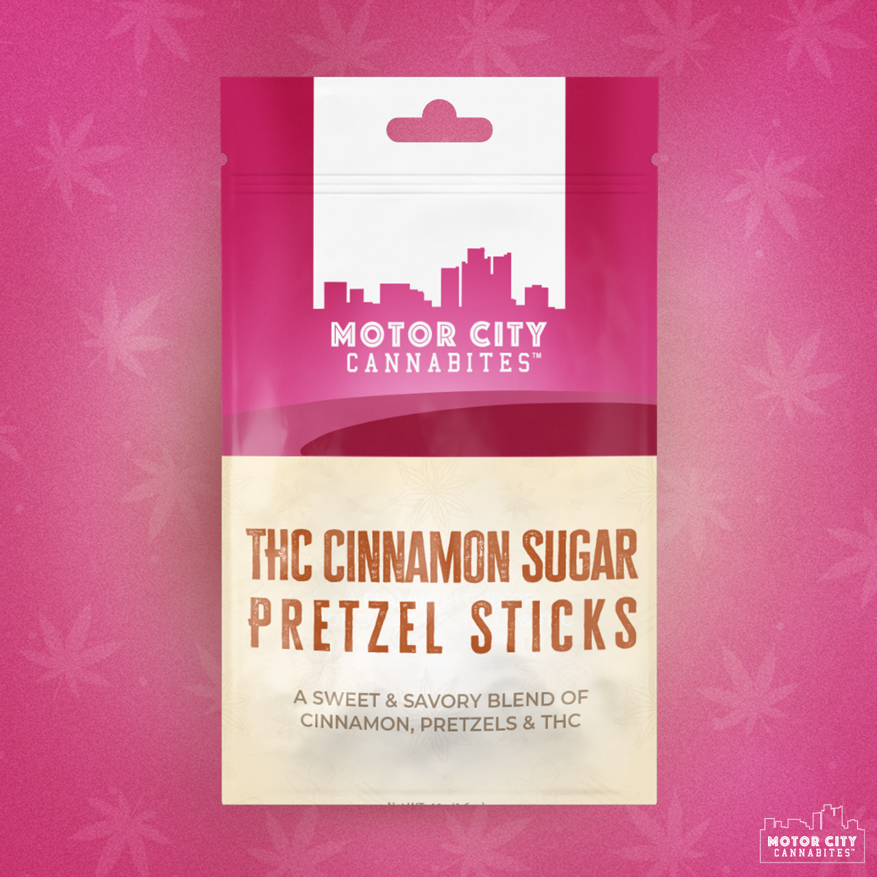 Photograph of product: Cinnamon Sugar Pretzel Sticks