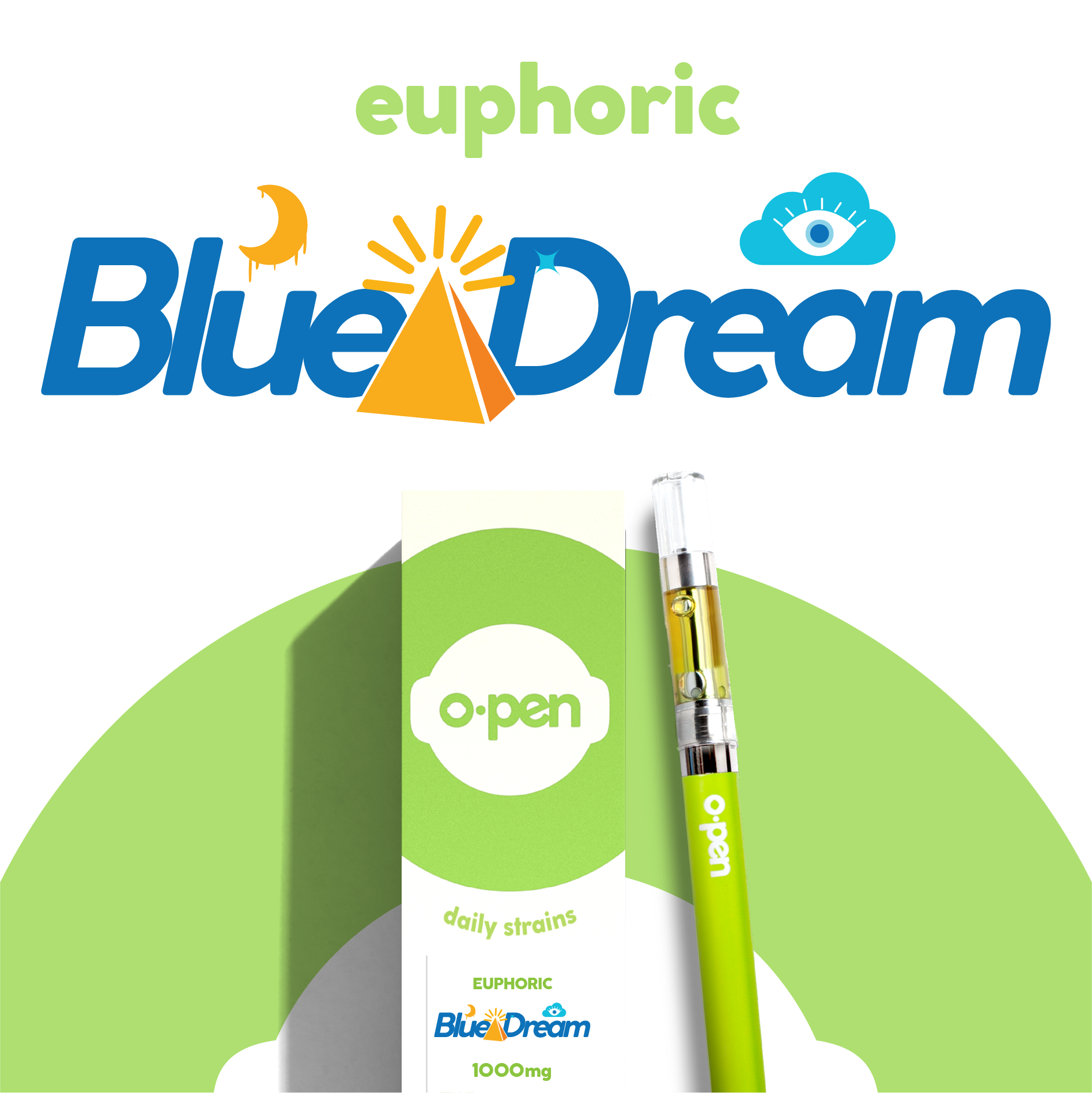 Photograph of product: O.Pen RESERVE Cartridge | 1,000mg | Blue Dream