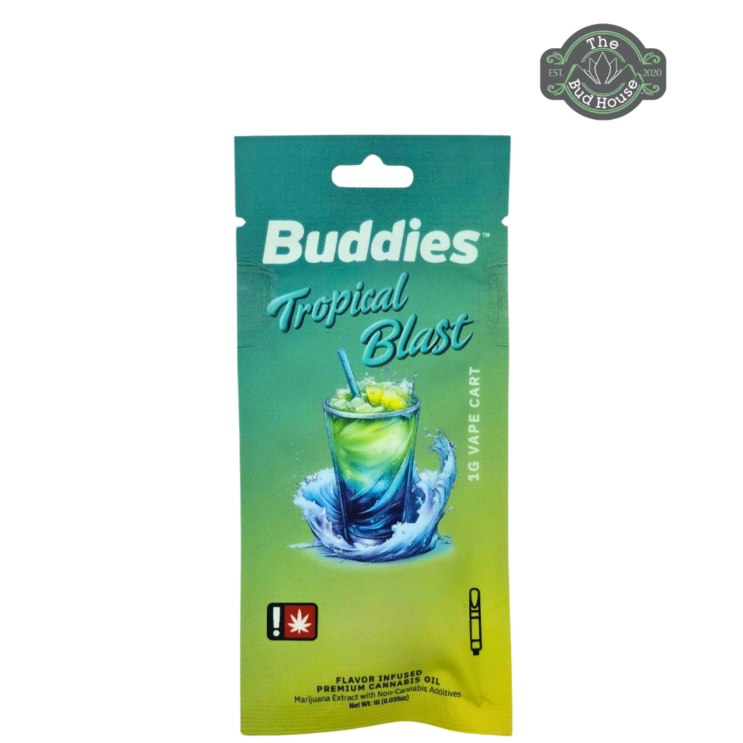 Photograph of product: Buddies 1g TROPICAL BLAST FLAV-DST Vape