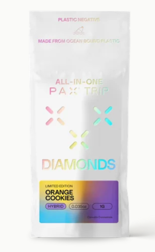 Photograph of product: Orange Cookies Liquid Diamonds All-in-One 1g