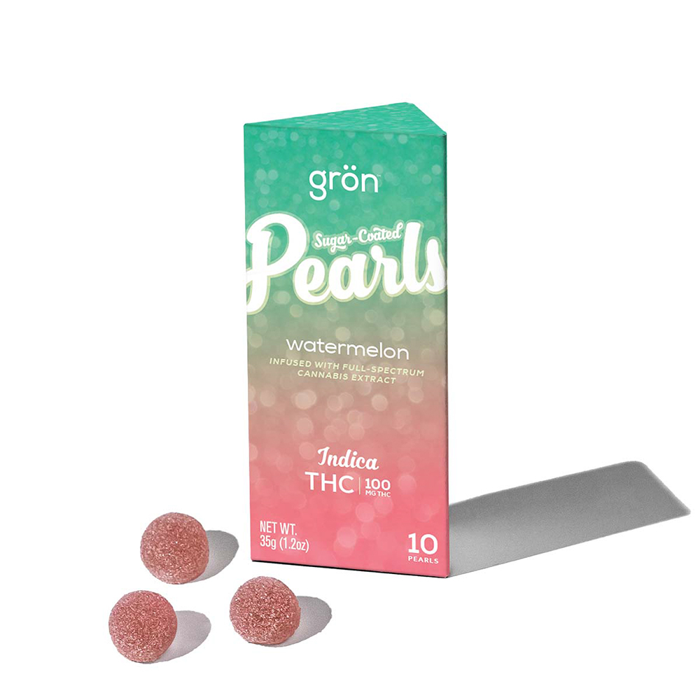 Photograph of product: Gron Pearls 10pk/100mg- Watermelon