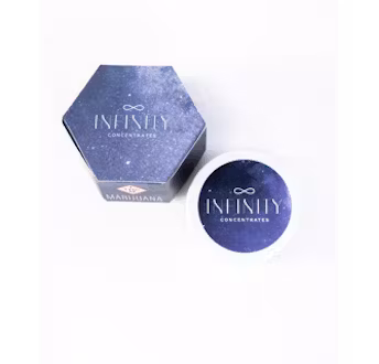 Photograph of product: Infinity: Live Concentrate | Peach Maraschino x Grape Cream Cake | Sugar | 1g