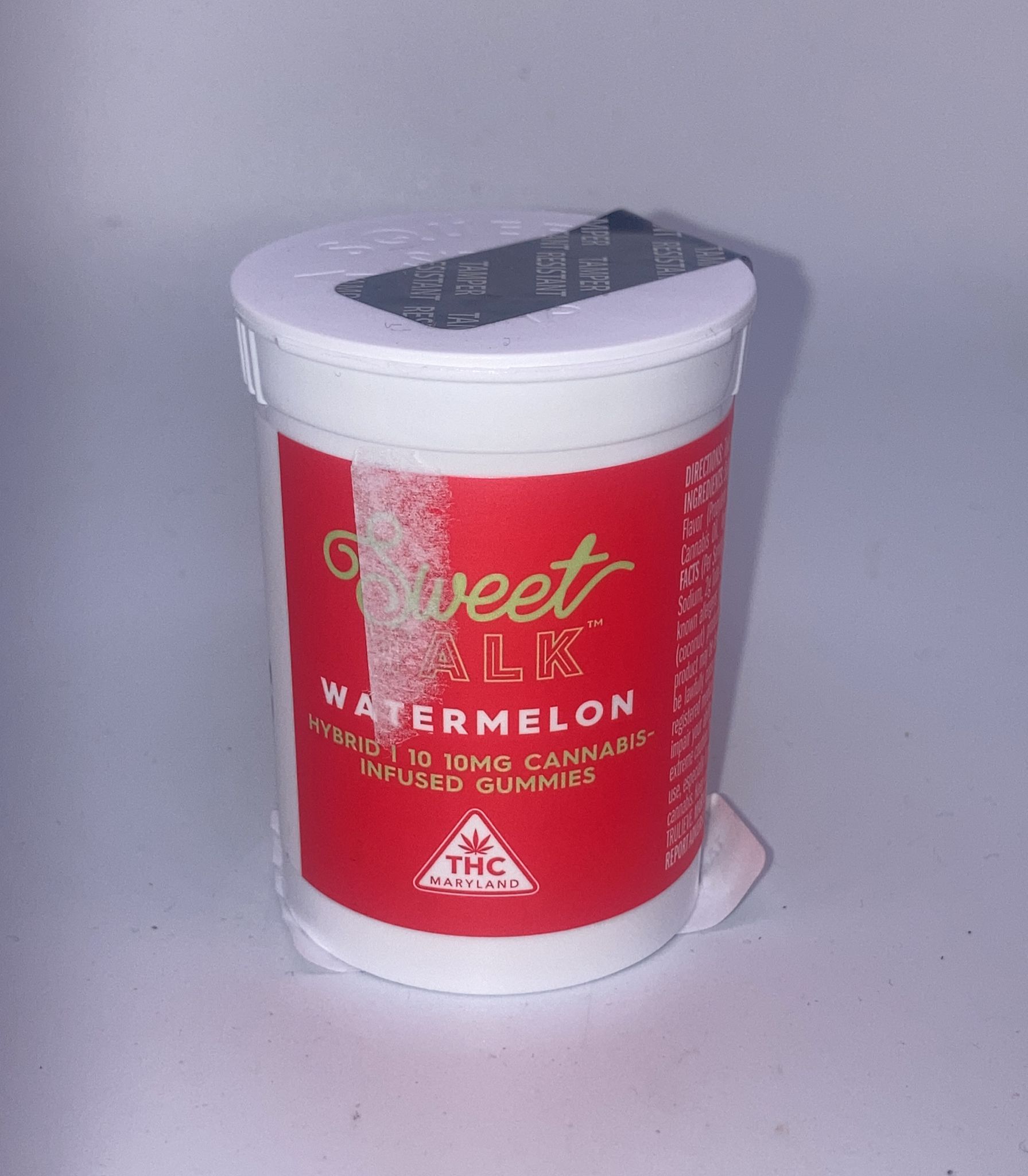 Photograph of product: Sweet Talk Watermelon Gummies 10mg