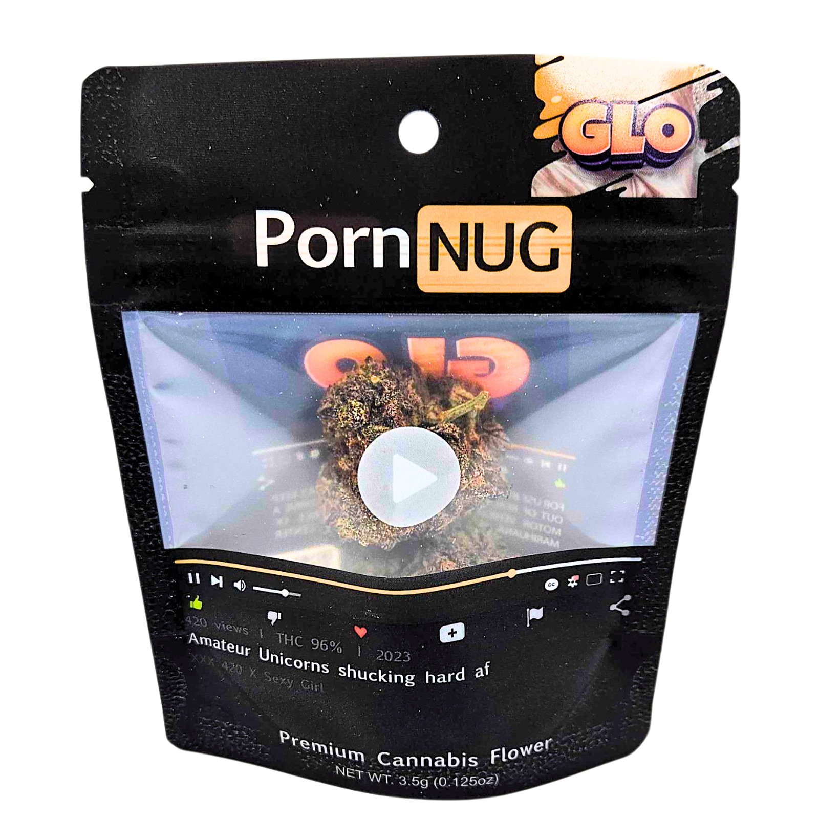 Photograph of product: GLO FARMS | Prepackaged | PornNug - 3.5g