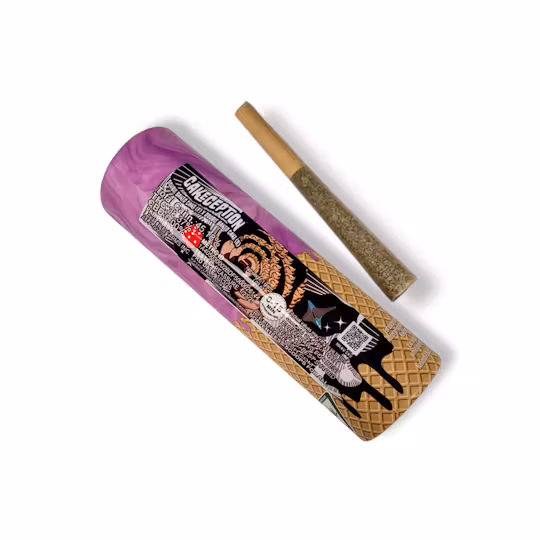 Photograph of product: Ice Kream au chocolat Co - Cakeception - Rosin Infused Pre-Roll